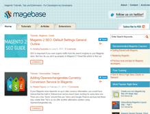 Tablet Screenshot of magebase.com